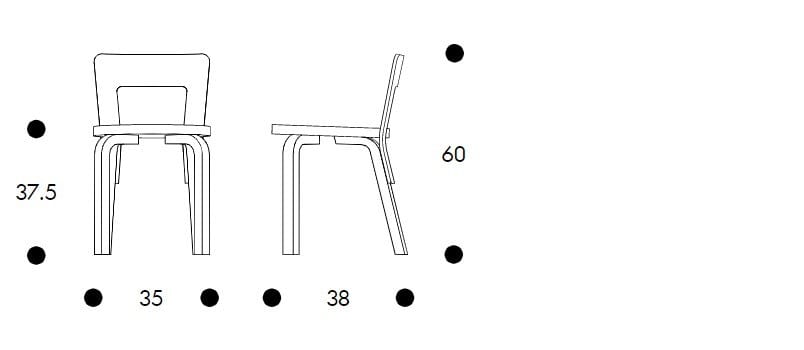 Деревянный стул Artek L-leg ARCH-00146570 - Вид №4