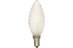 15497805 Лампа накаливания витая свеча матовая 60 Вт-230 В-Е14 SQ0332-0022 TDM