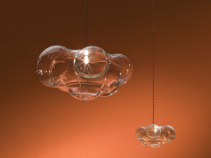 Светодиодный подвесной светильник из боросиликатного стекла