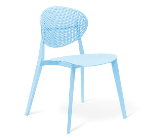 91111469 Кухонный стул 86х56х44 см полипропилен цвет голубой Luna STLM-0490202 BRADEX HOME