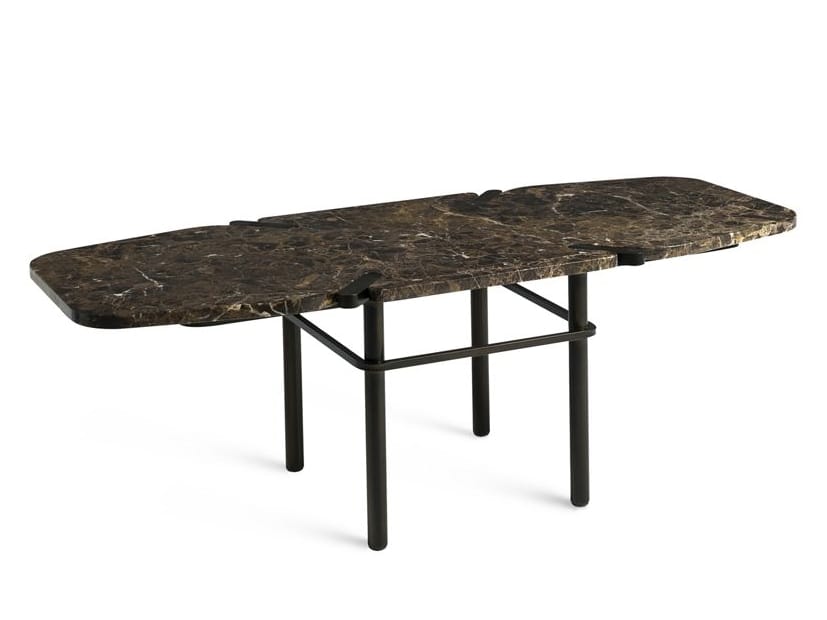 Прямоугольный мраморный журнальный столик ROCHE BOBOIS PASEO ARCH-00145099