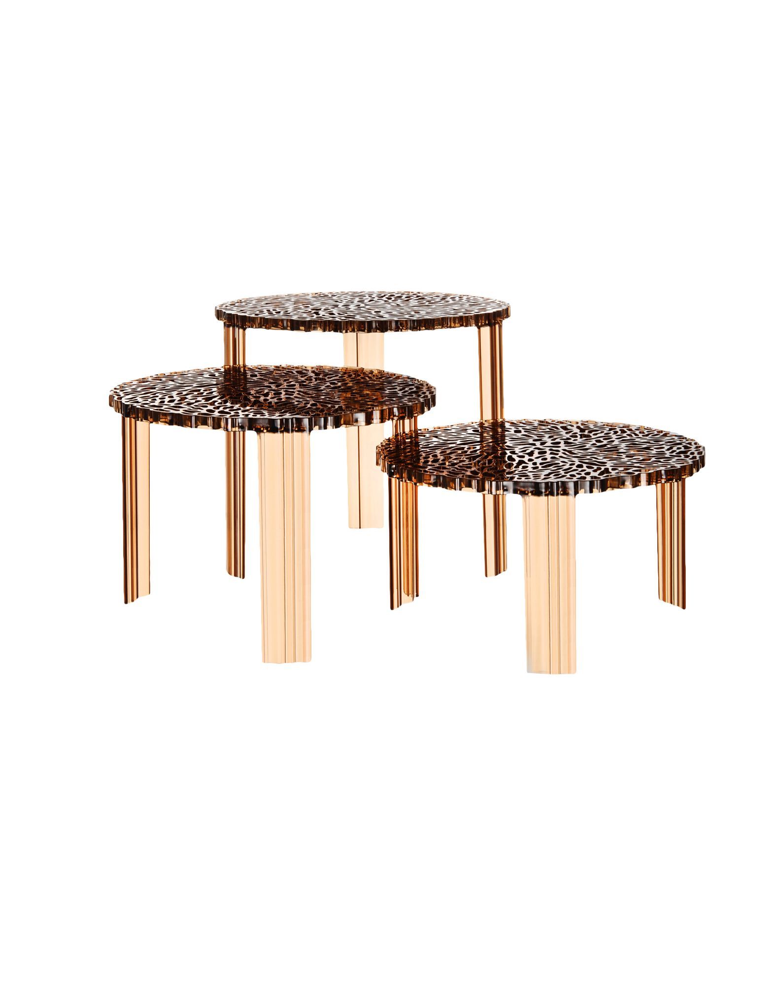 Круглый журнальный столик из ПММА Kartell T-TABLE ARCH-00031450 - Вид №15