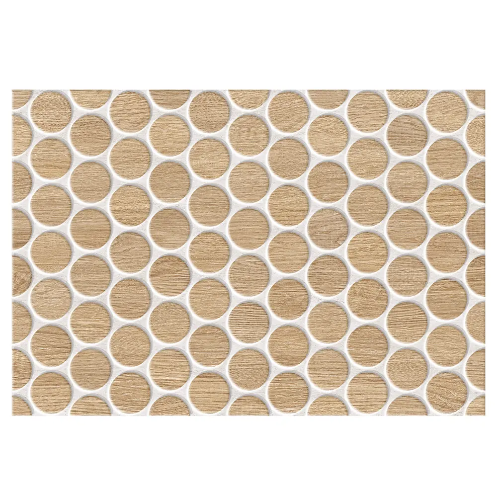 Плитка настенная Керамин Вайоминг 3Д 40x27.5 см 1.65 м² цвет бежевый STLM-2041697