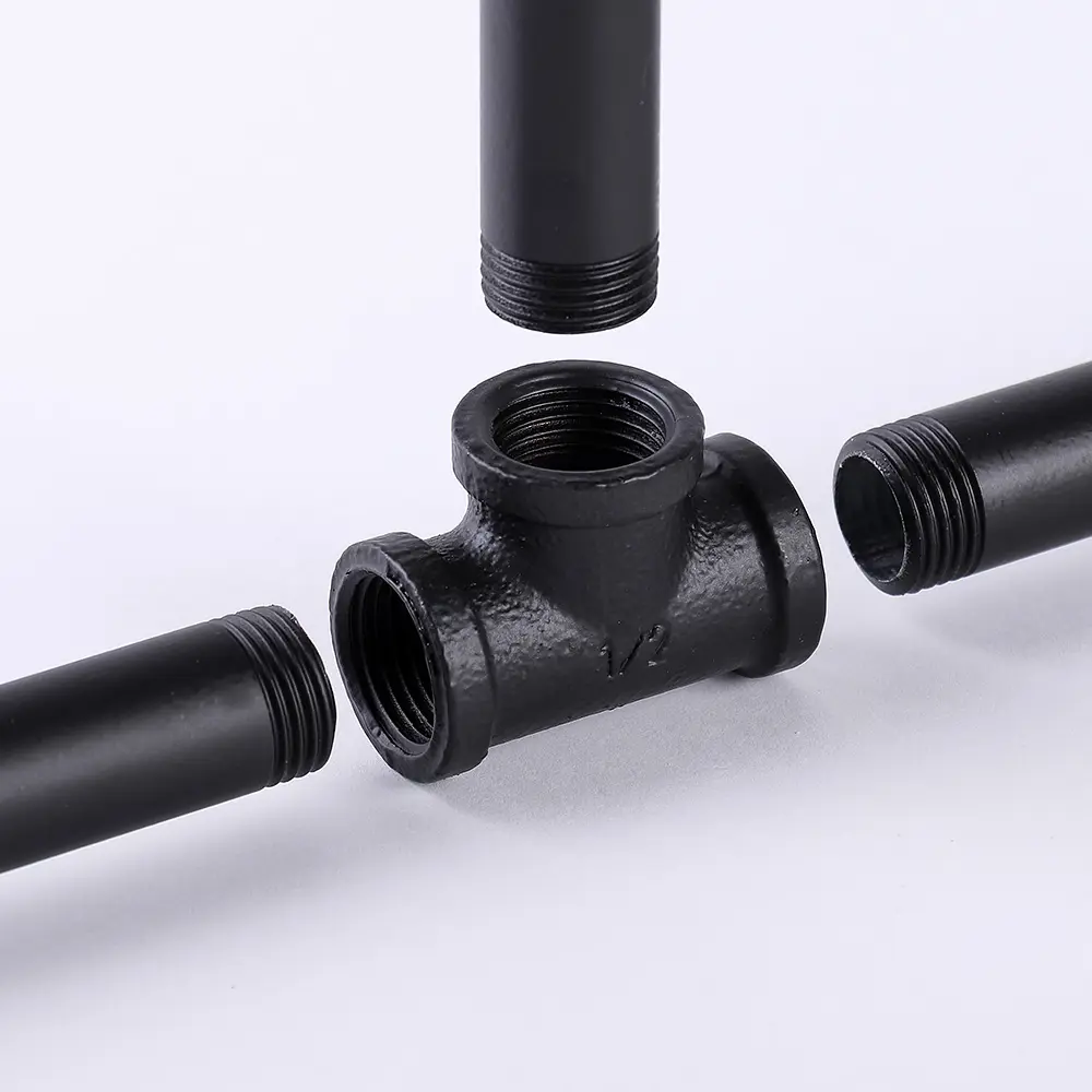 Комплект системы хранения Larvij PIPE01 7.5x100.5x8.5 см цвет черный STLM-2071152 - Вид №4