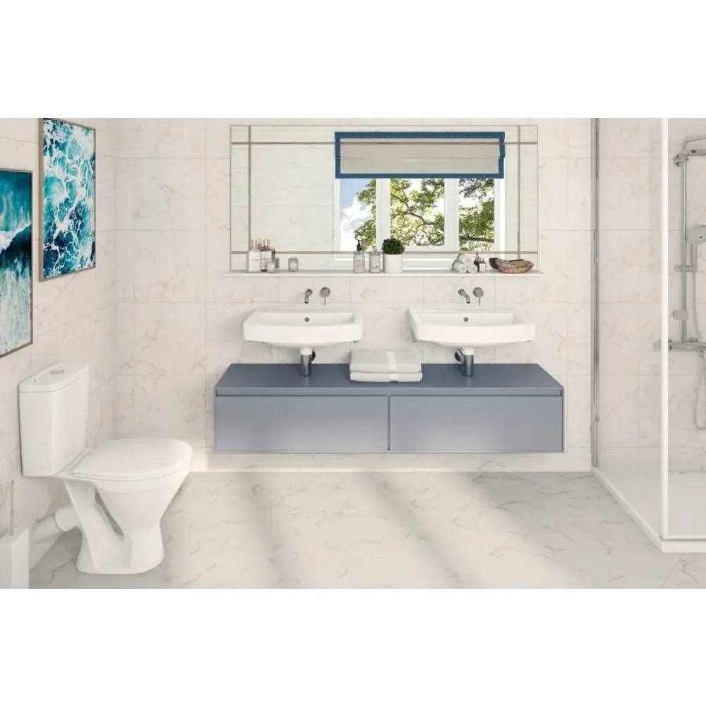 Унитаз-компакт Rosa с двойным сливом и антибактериальным сиденьем 82635177 Фарт STLM-0032420 - Вид №7