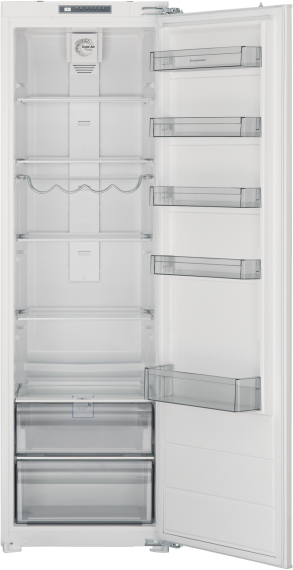 SL SE310WE Встраиваемая холодильная камера, 300л, 41дб, жесткое крепление, отделение maxi fresh, габариты (шxгxв), см: 54x54,5x177 Schaub Lorenz Santreyd 
