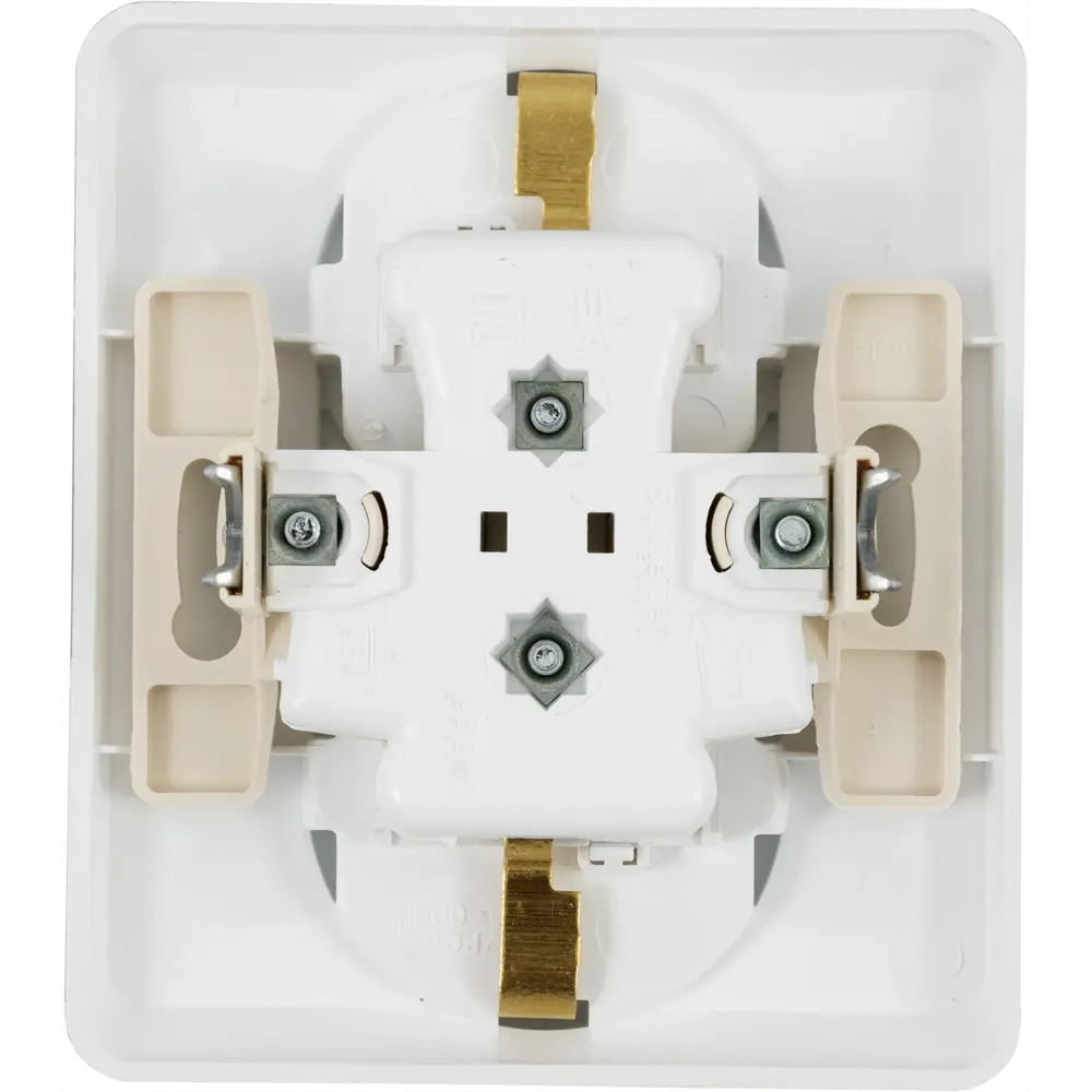 Розетка двойная встраиваемая Schneider Electric Этюд с заземлением, цвет белый STLM-2136353 - Вид №2