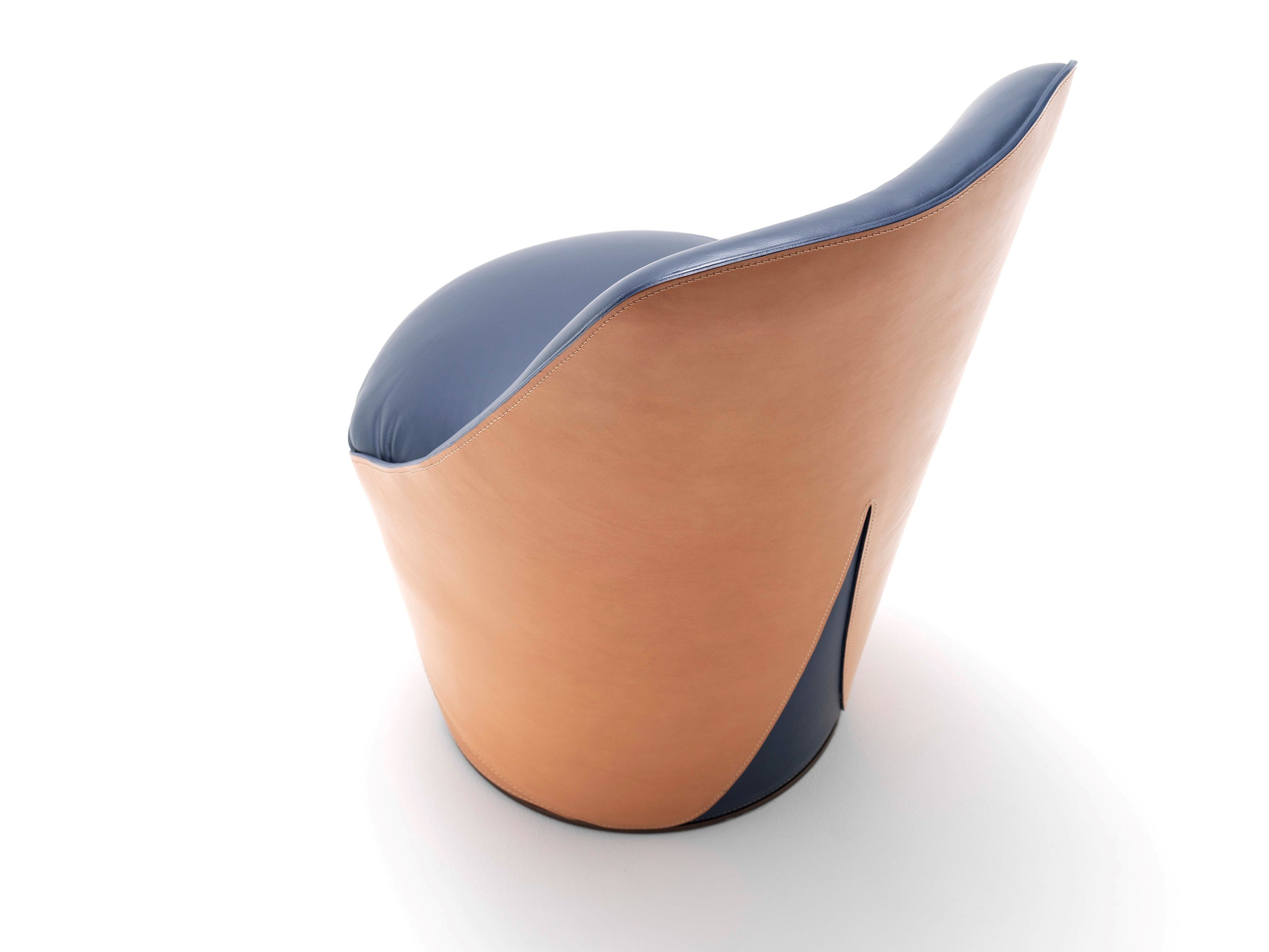 Кожаный поворотный стул Fasem Electa ARCH-00079586 - Вид №7