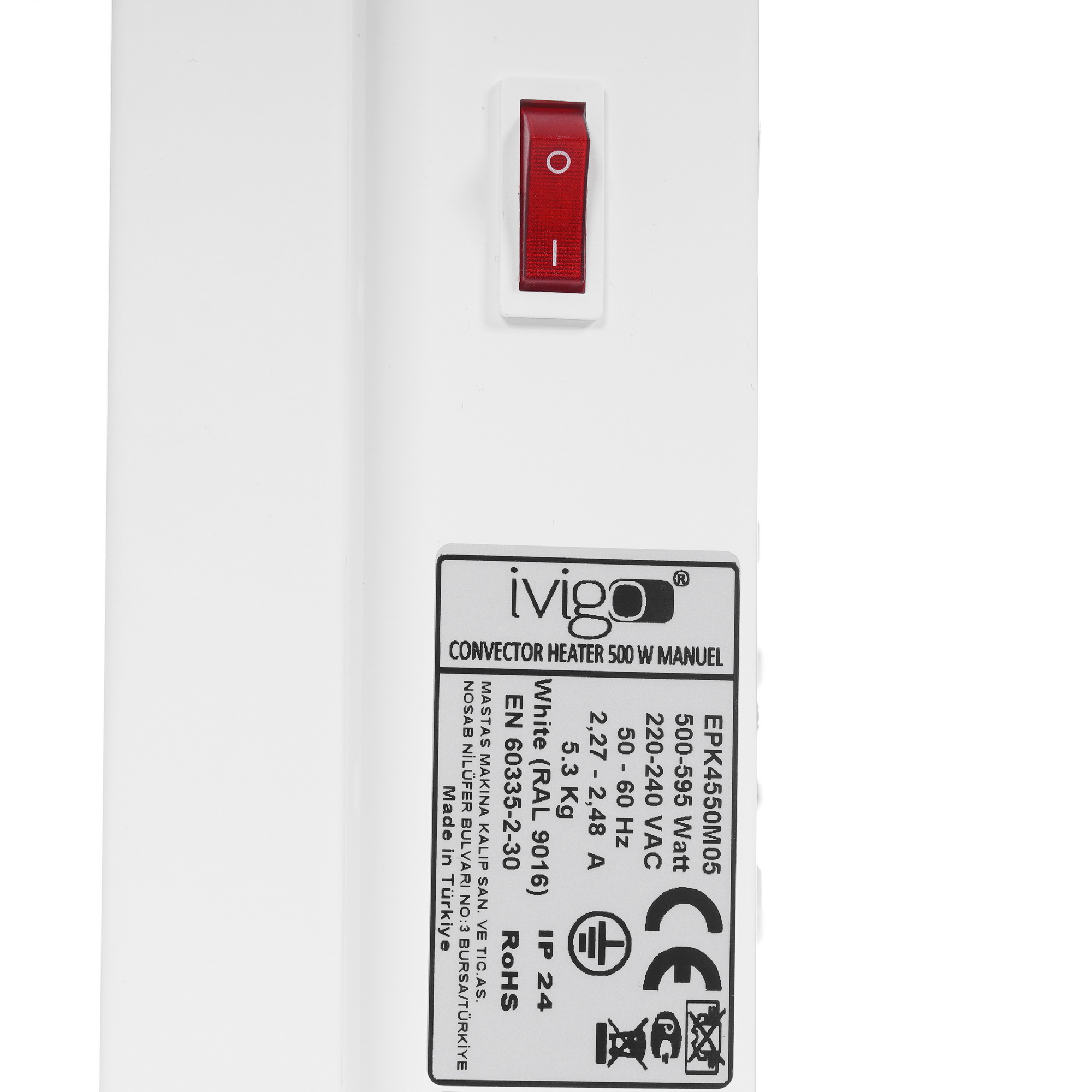 9935427 Конвектор iVigo EPK4550M05 STDN-0052902 - Вид №5