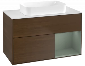 Villeroy&Boch Тумба под раковину Прямоугольная версия F661GMGN Finion Walnut Veneer