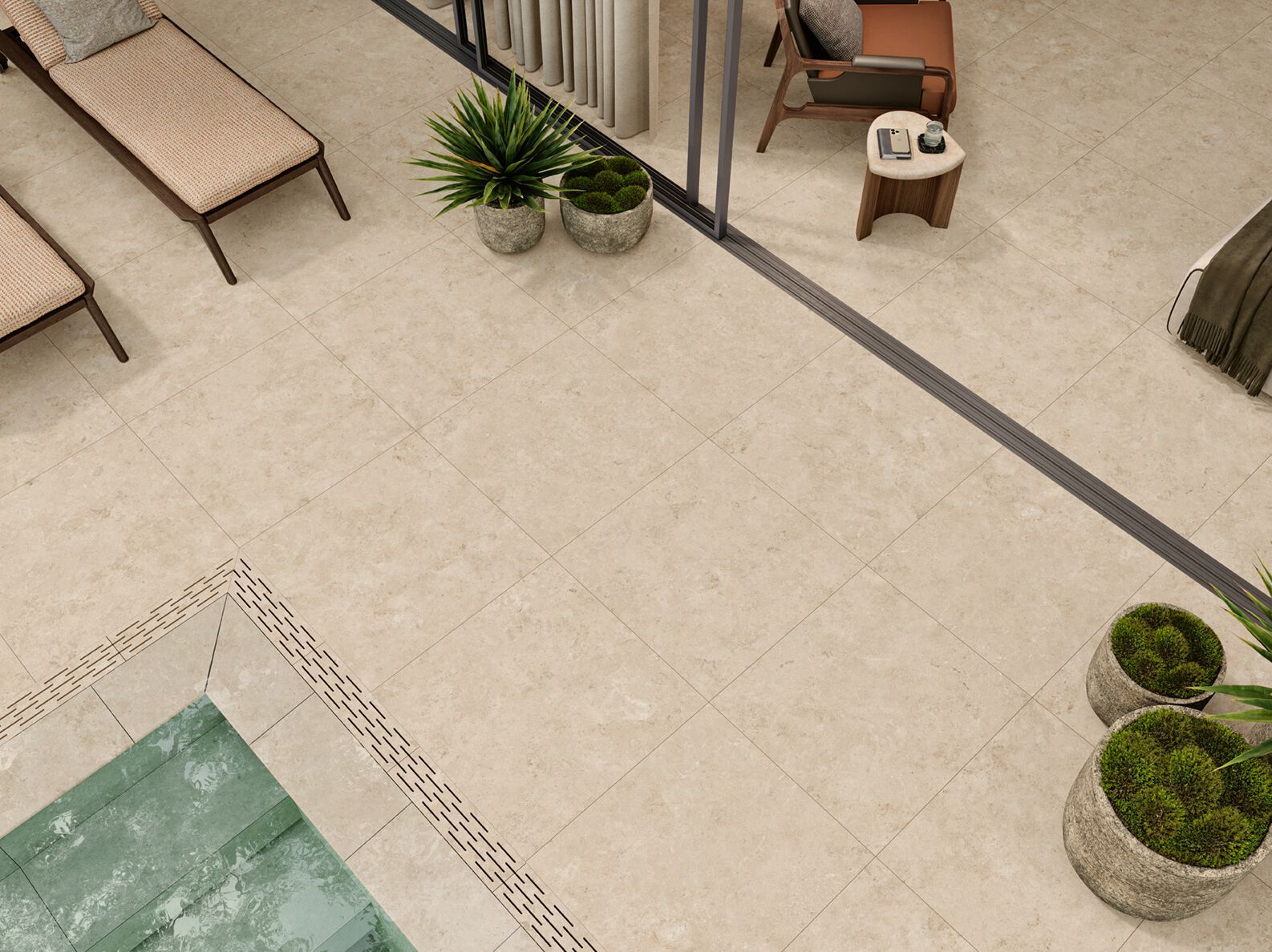 Пол / облицовка керамогранита с эффектом камня MARGRES EVOLUTION ARCH-00102051