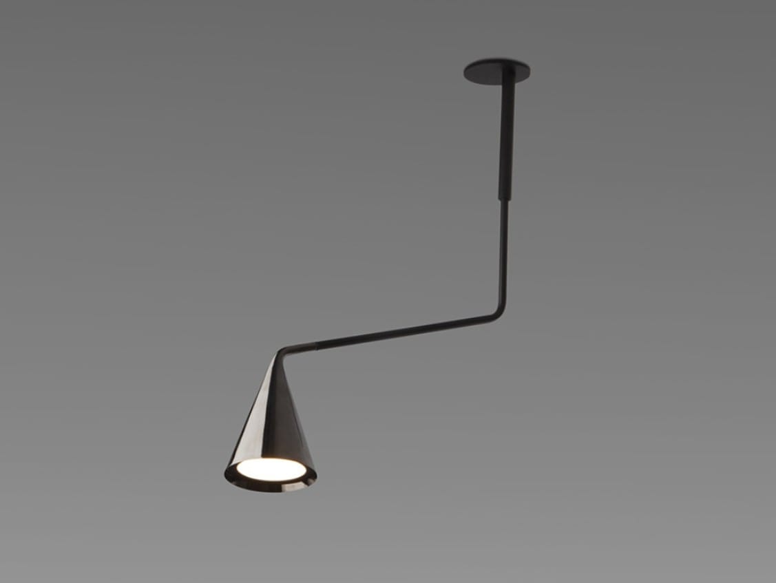 Окрашенный металлический потолочный светильник с гибкой рукояткой Tooy ARCH-00061026