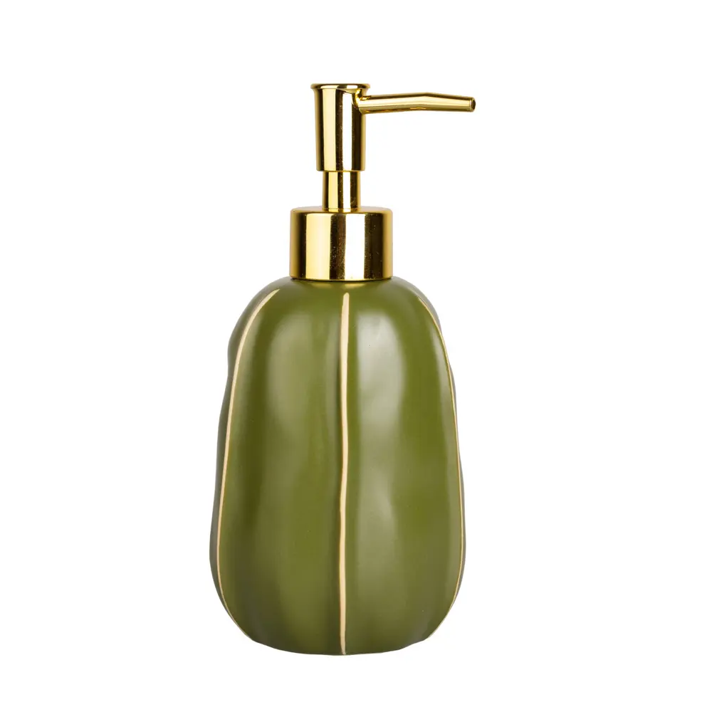 89379201 Дозатор для жидкого мыла Zenfort Агава керамика цвет зеленый STLM-1544895