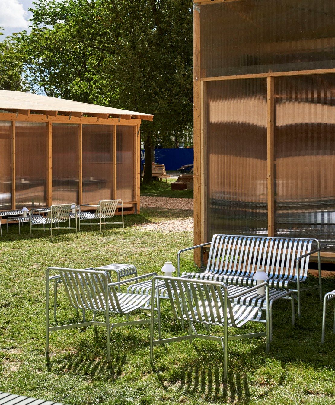 Стальное садовое кресло с подлокотниками Hay Палисад ARCH-00128999 - Вид №12