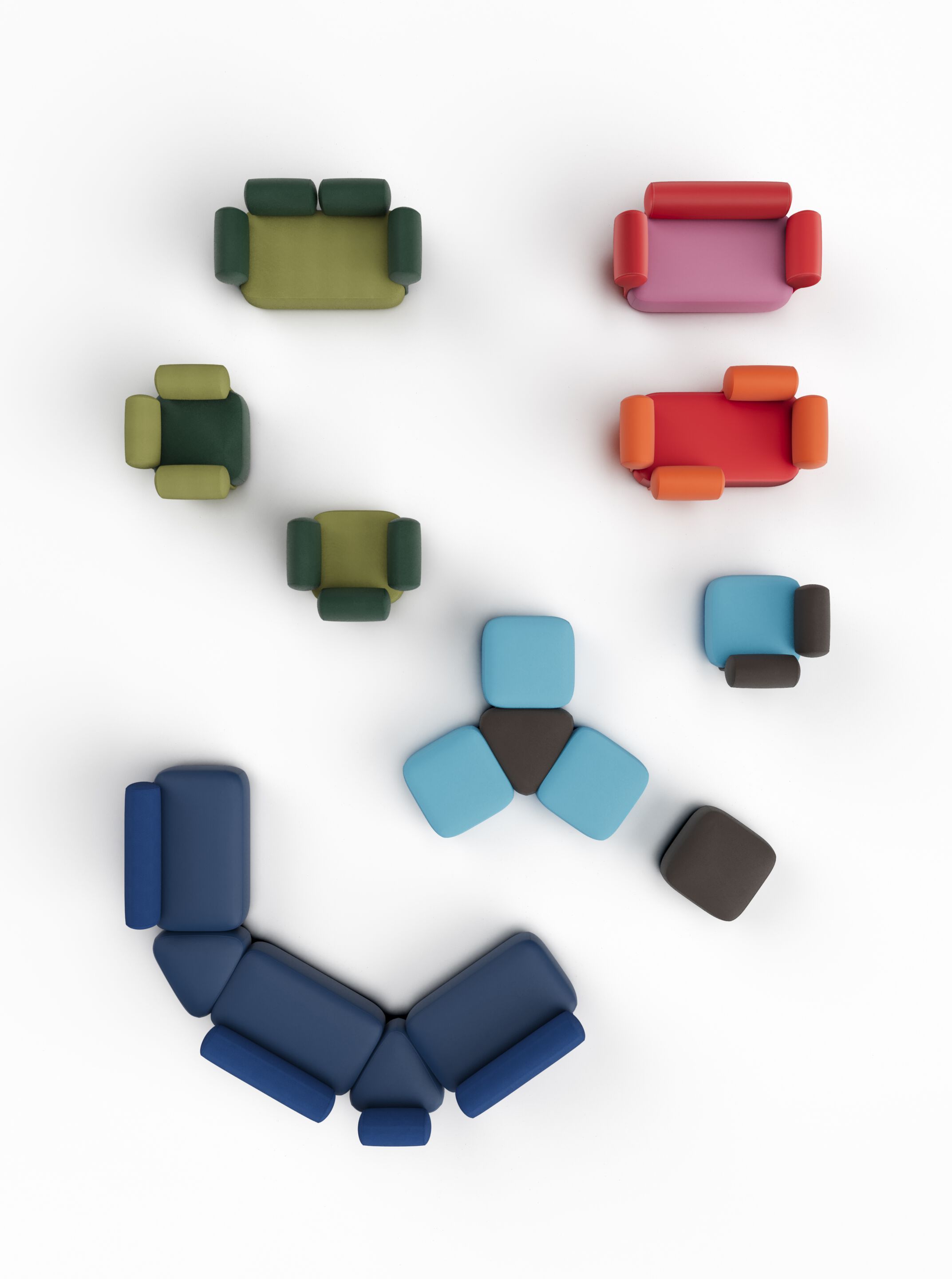 Тканевое кресло с подлокотниками Kastel Klipper ARCH-00077776 - Вид №1