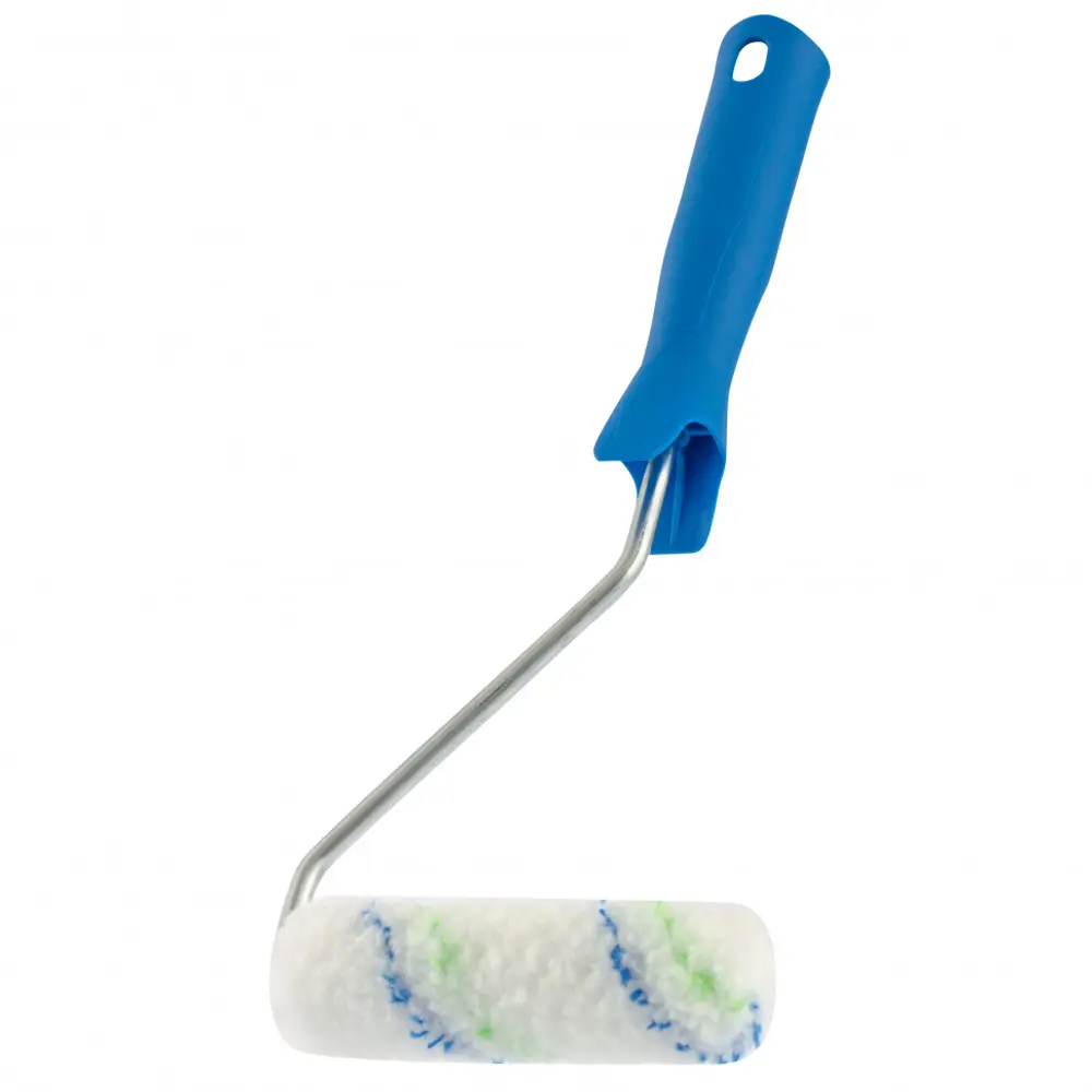 Мини-валик для водных красок 110 мм Сибртех ворс 12 мм полиакрил с ручкой STLM-2184383 - Вид №1