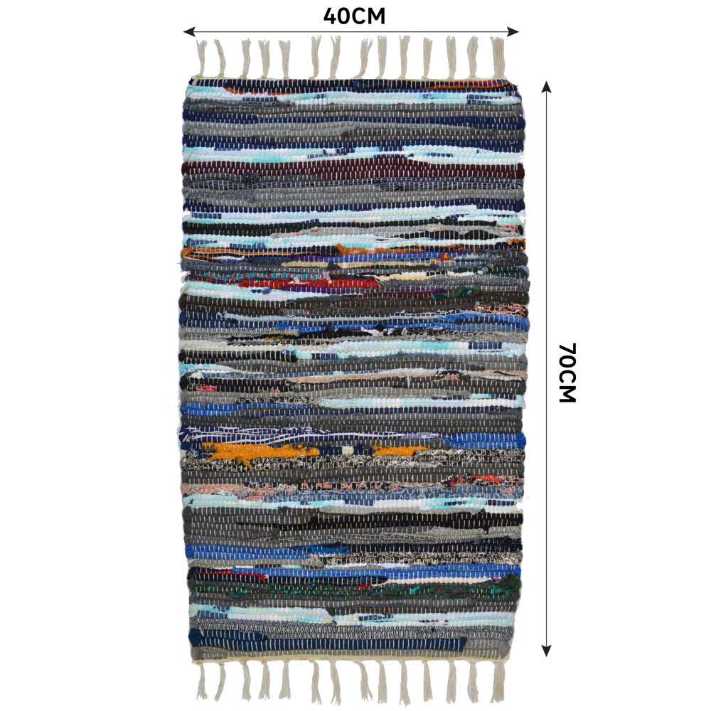 Коврик декоративный хлопок Inspire Neis 40x70 см цвет мультиколор STLM-2086308 - Вид №1