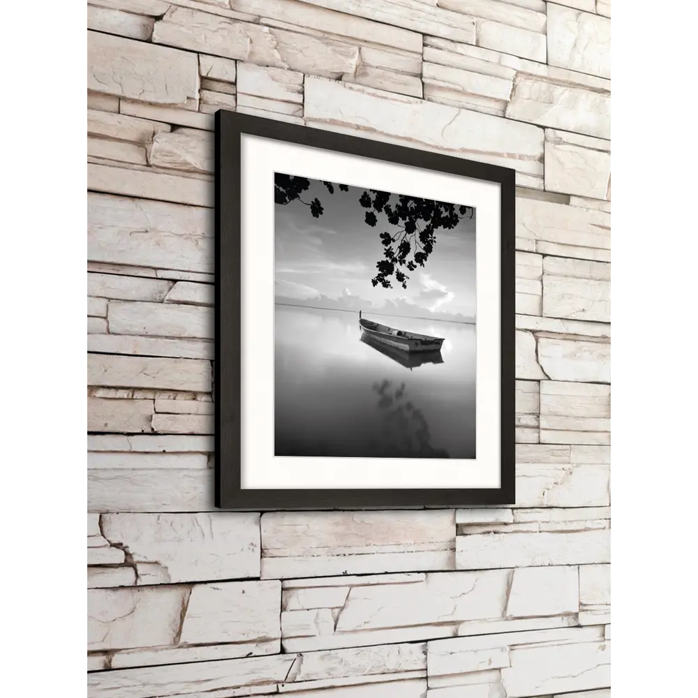 Картина в раме Лодка 33x40 см цвет разноцветный POSTERMARKET STLM-2084084 - Вид №3