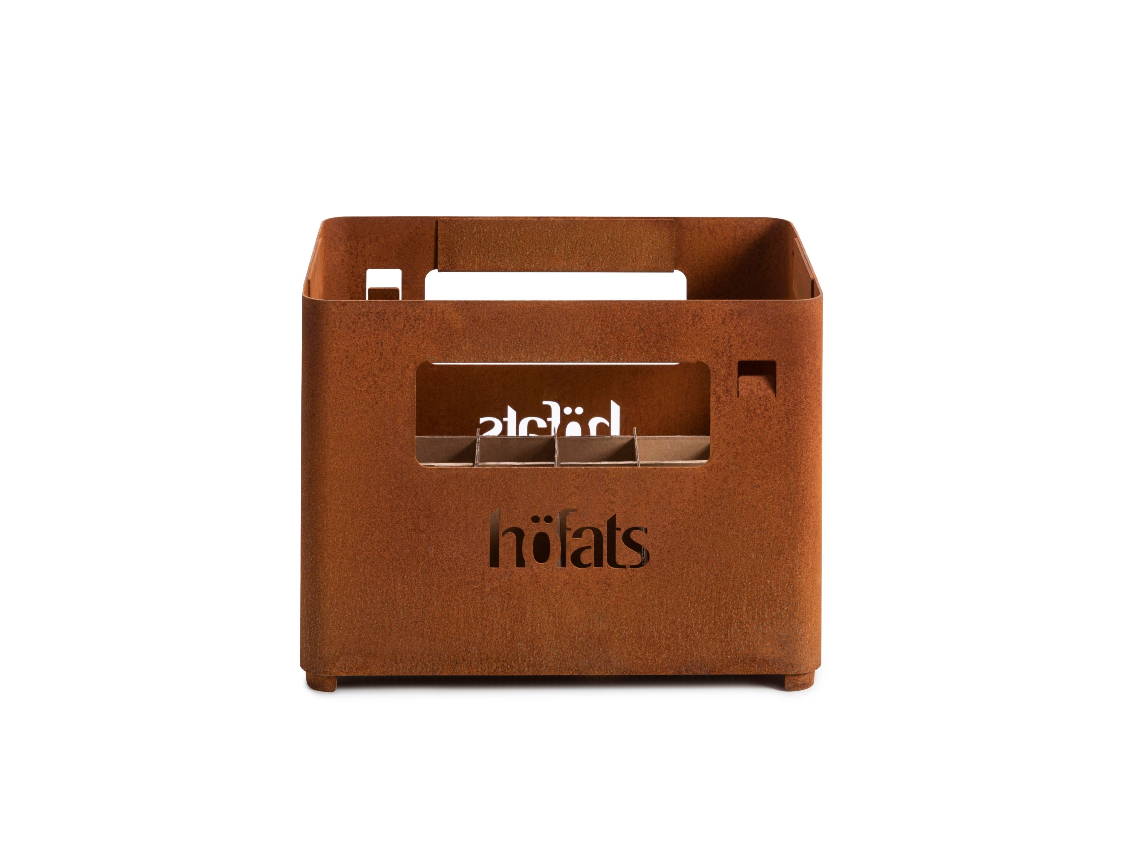 Стальная чаша для костра / держатель для бутылок Corten™ höfats Beer Box ARCH-00116370 - Вид №3