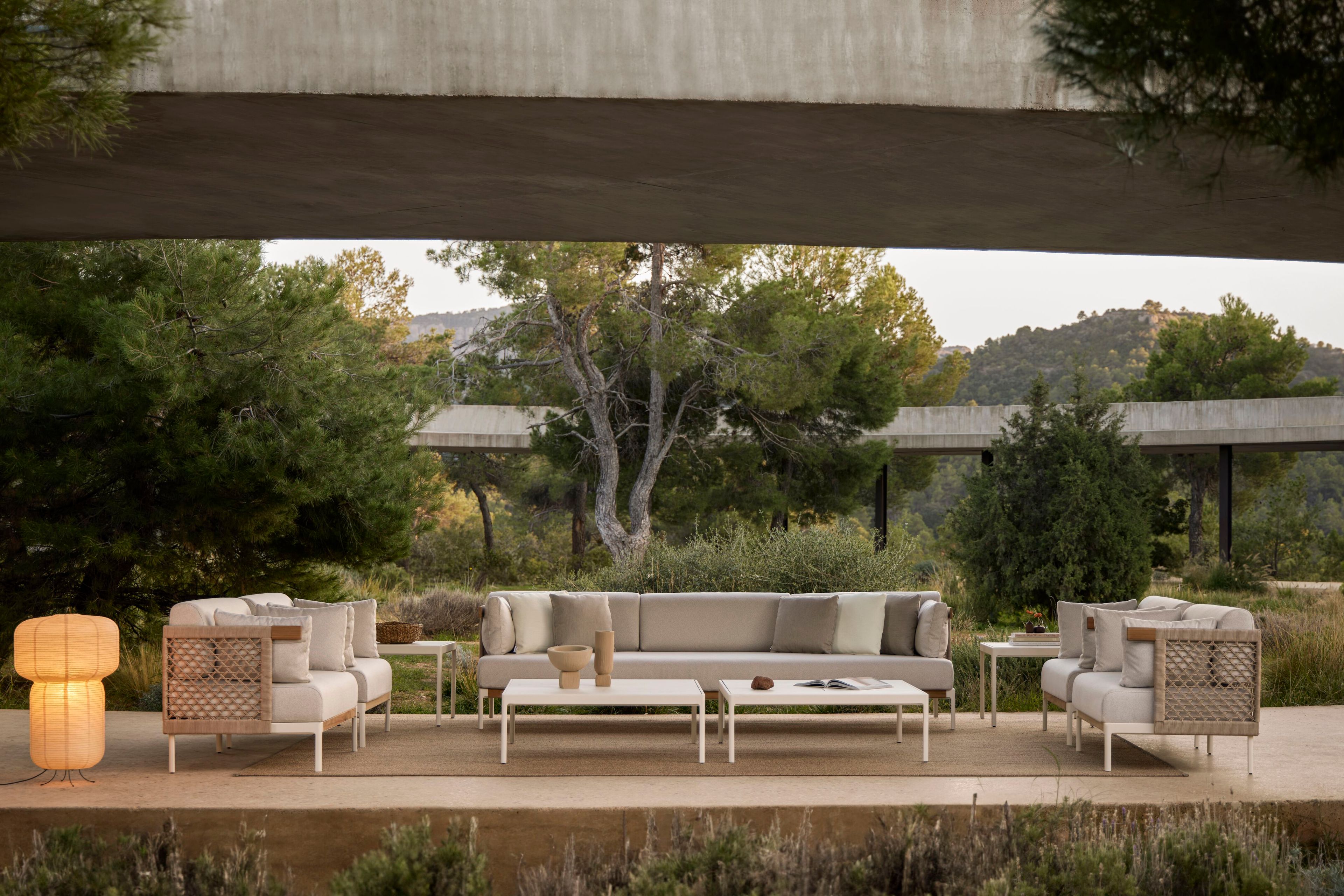 Веревочное и тканевое садовое кресло с подлокотниками POINT Legacy ARCH-00037863 - Вид №15