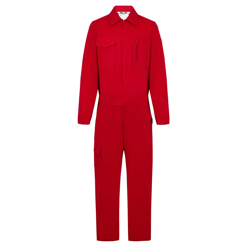 Рабочий комбинезон Dowell D83251 красный M/50 89433434 STLM-1565141
