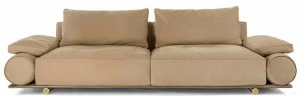 Visionnaire 4-х местный кожаный диван