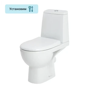 Унитаз-компакт Kirovit ‎Бриг универсальный выпуск двойной слив