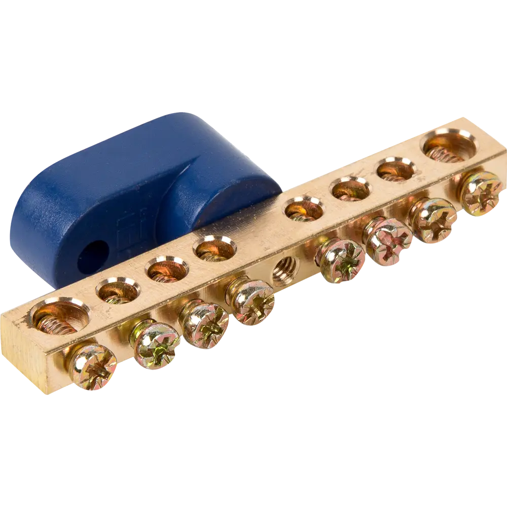 Нулевая шина IEK ШНИ-6х9-8 с угловым изолятором 12728496 STLM-1509392