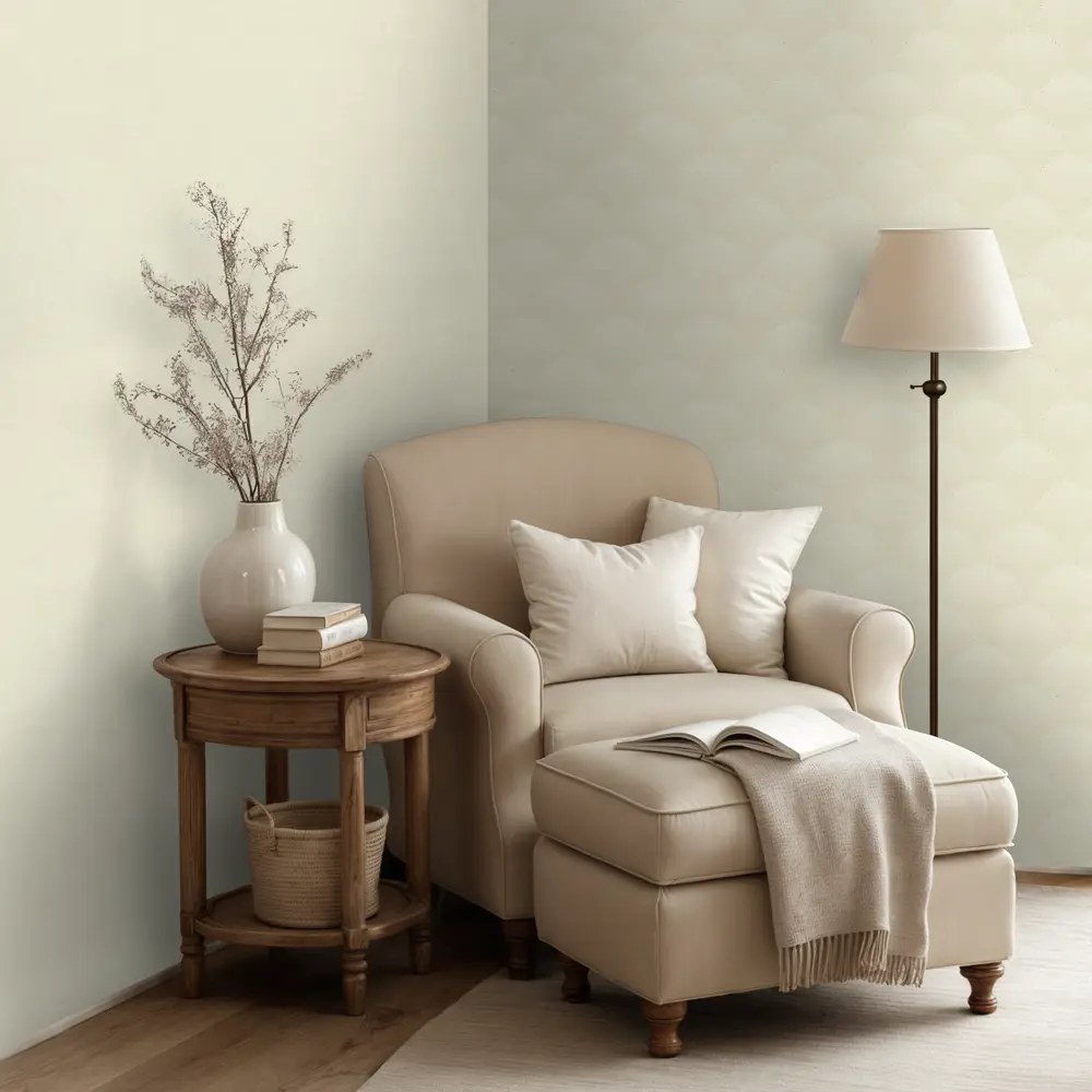 Обои флизелиновые Euro Decor Ампир светло-бежевые 1.06 м ED7354-01 89466163 STLM-2134503 - Вид №4