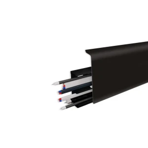 Плинтус напольный Prime ПВХ Черный матовый 2220x2.2x80 мм 89464020 STLM-2021949