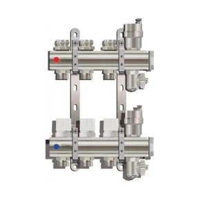 Коллекторная группа Tim&Zeissler KB003 1" ВР 3 отвода 3/4" латунь