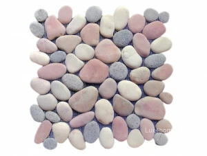 Мозаика из гальки Lux4home PEBBLE TILES Камни из гальки Pebble tiles Island Blend