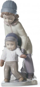 10669162 LLADRO Фигурка Lladro "Тысможешь!" 17х8см Фарфор