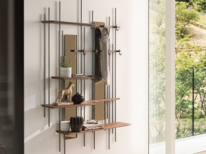 Настенный модульный входной шкаф