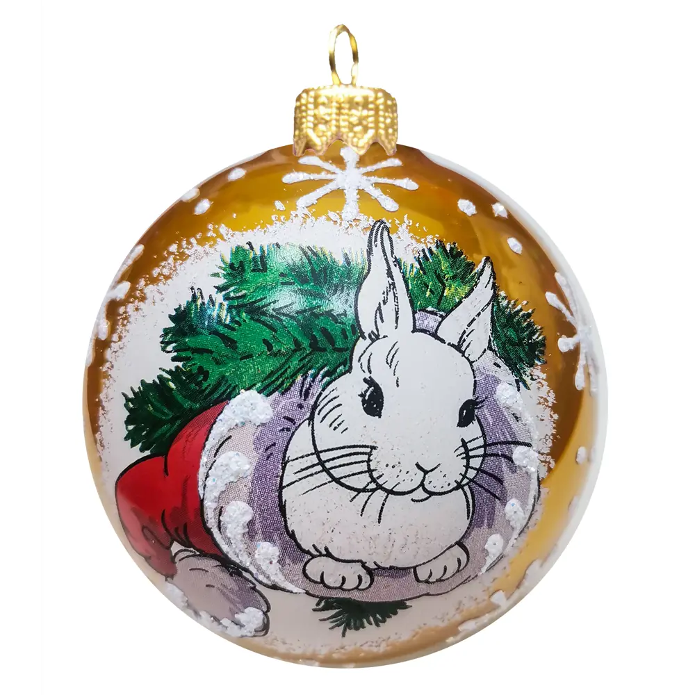 85178272 Шар Кролик КУ-65-224199 Коломеев 6.5x7 см STLM-1499679 Santreyd  - Вид №2