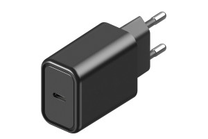 17458728 Сетевое зарядное устройство USB - TypeC , Power Delivery 18W, Черный, Матовый, 73877 Interstep