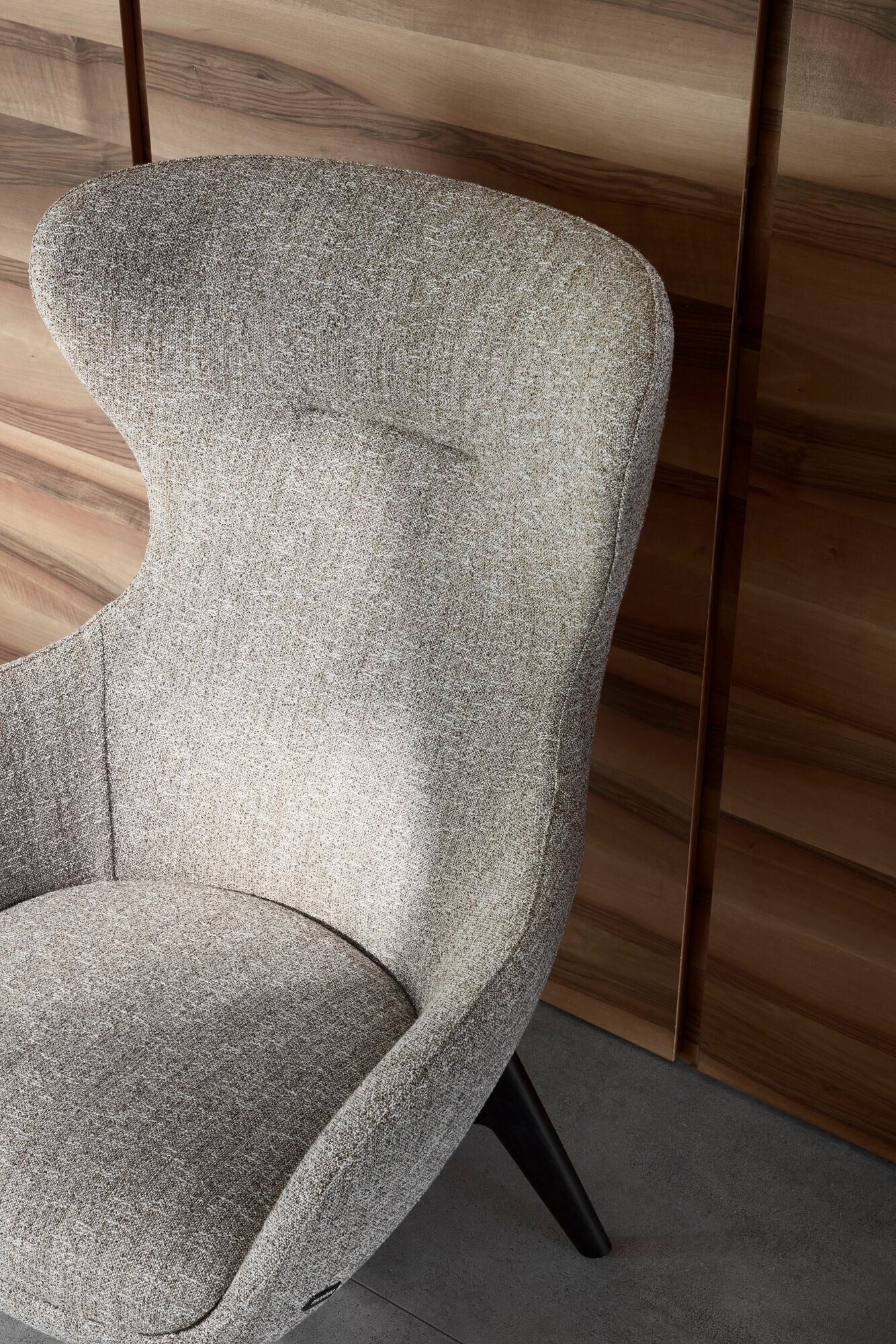 Тканевое вращающееся кресло NICOLINE ISEO ARCH-00116279 - Вид №3