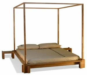 Cinius Двуспальная кровать с балдахином из дерева Kyoto
