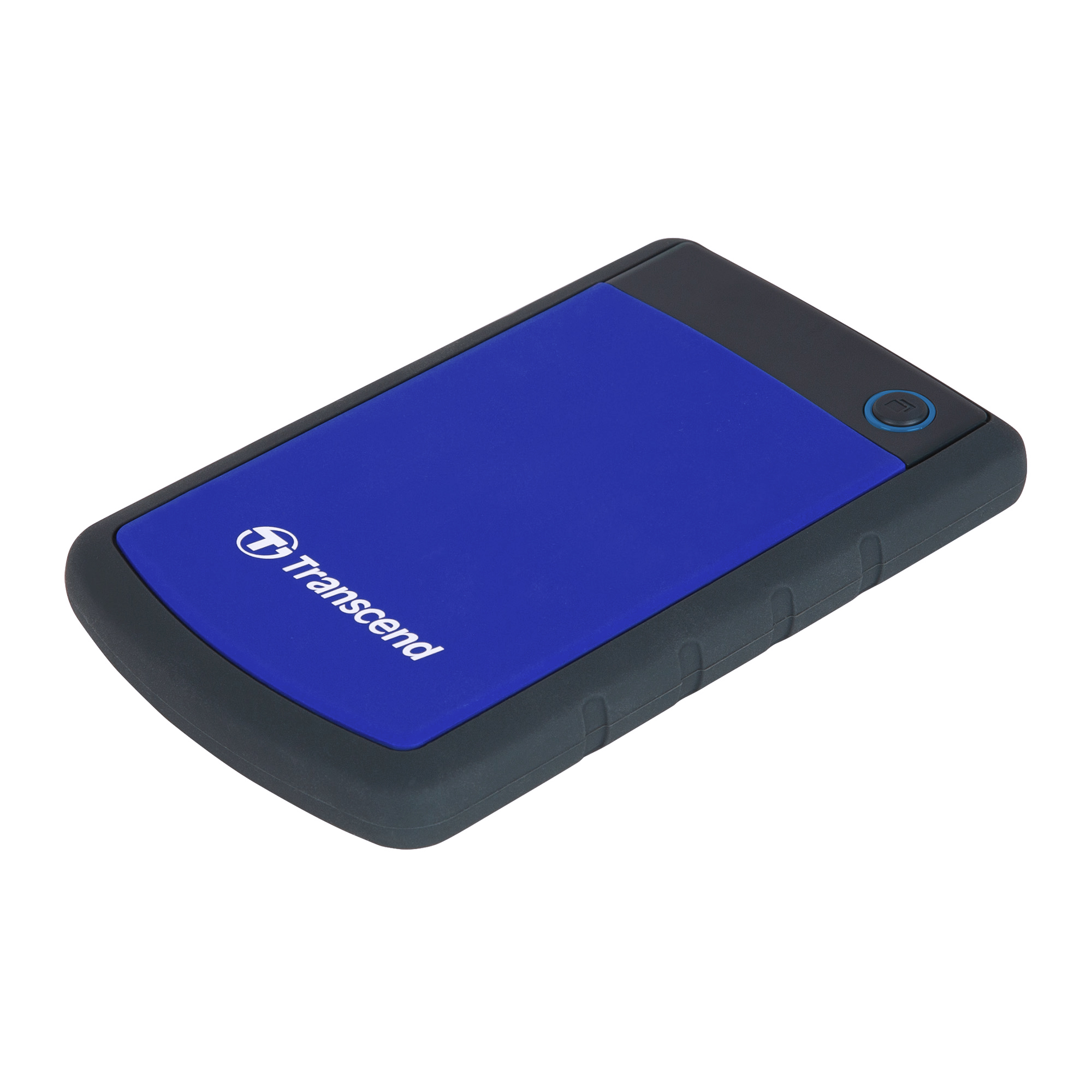 TS2TSJ25H3B usb3.0 2tb storejet 2.5" h series blue (fully rubber cover, one touch backup) Transcend Santreyd  - Вид №2