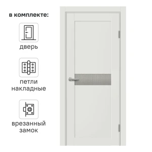 МАРИО РИОЛИ Межкомнатная дверь Сиена Г с эффектом замерзшего стекла 89397492