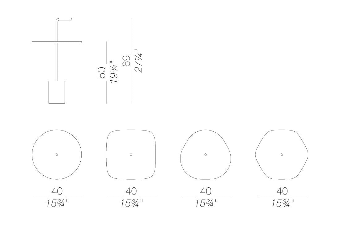 Квадратный садовый столик Lapalma JEY OUTDOOR ARCH-00133654 - Вид №7
