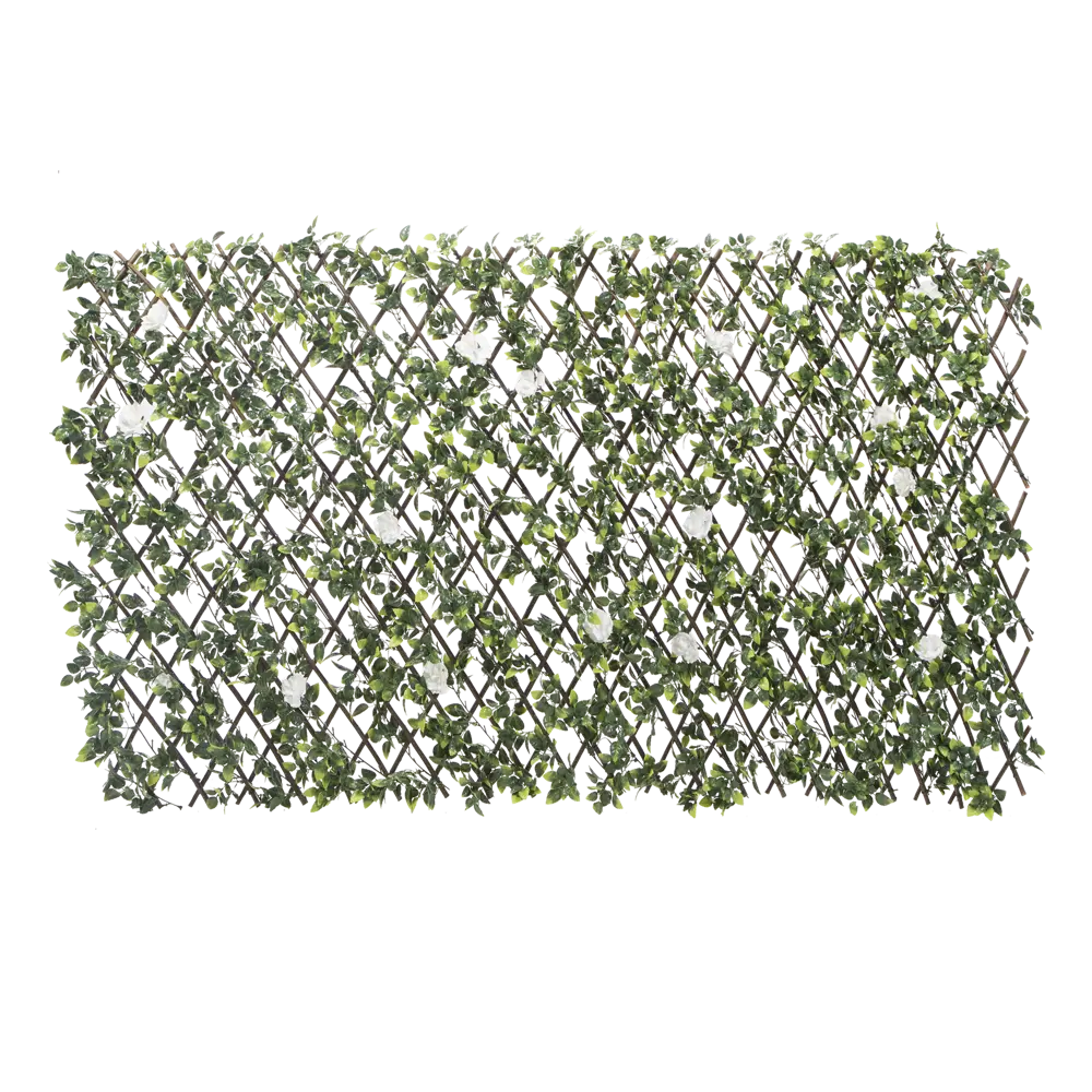 Раздвижная решетка Naterial Жасминовый лес ротанг 1x2 м STLM-2203259 - Вид №2