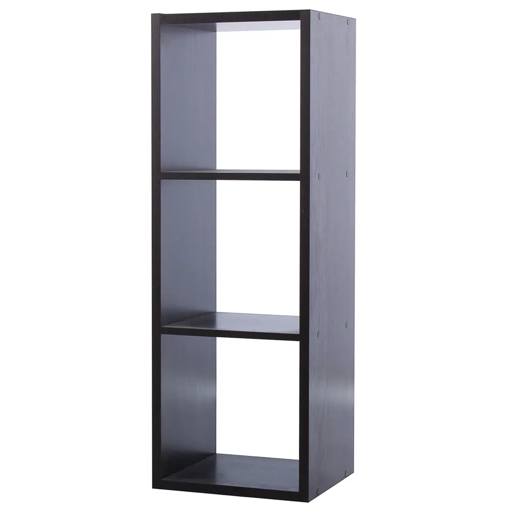Стеллаж 3 секции 36,4x103,6x31,5 см, ЛДСП, цвет венге 18079669 STLM-2095707 Santreyd 