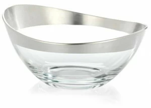 RINO GREGGIO ARGENTERIE Стеклянная чаша с серебряной атласной лентой Dogale 51310135 -108 - 109