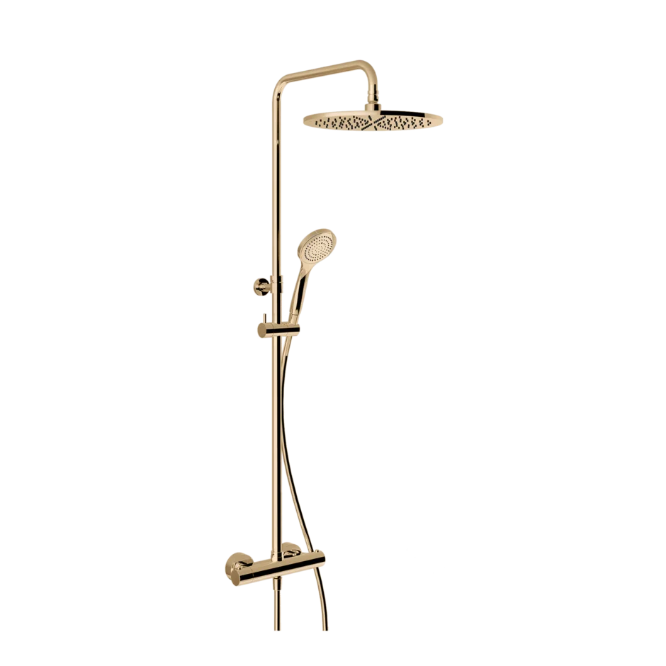 Душевая колонка 35177 735 Gessi Minimalistic shower ТЕПЛАЯ БРОНЗА PVD 35177735