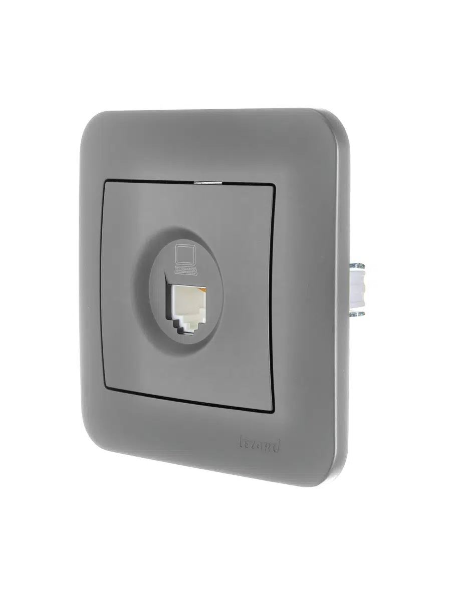 ASTI Розетка компьютерная платина LEZARD 7081-3535-139