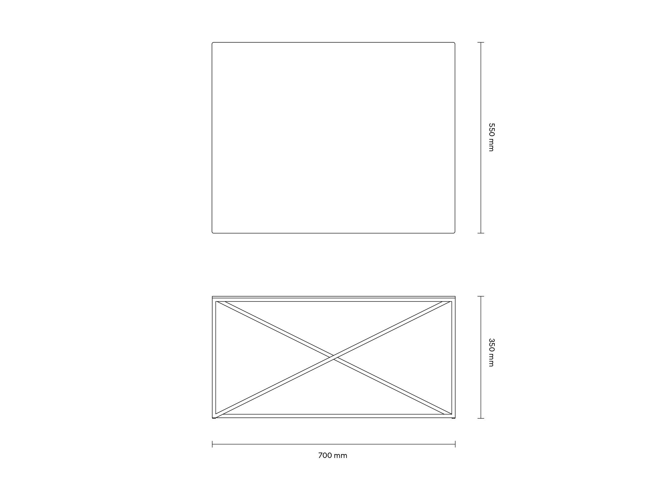 Прямоугольный журнальный столик из стали и алюминия Grupa Dot ARCH-00023994 - Вид №8