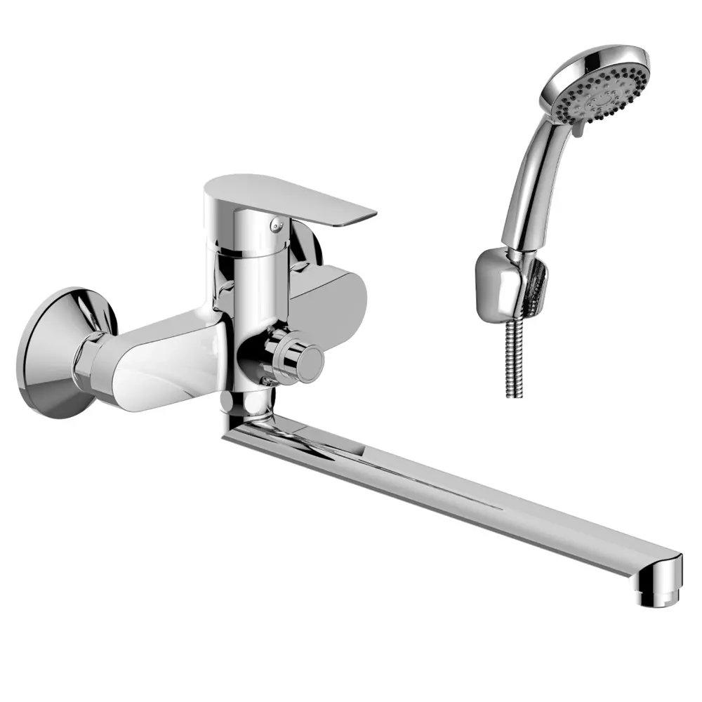 Смеситель для ванны Rossinka Silvermix LRS35-35 однорычажный универсальный цвет хром STLM-2187775