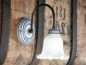 Aldo Bernardi Настенный светильник из стекла с фиксированным кронштейном Torcio
