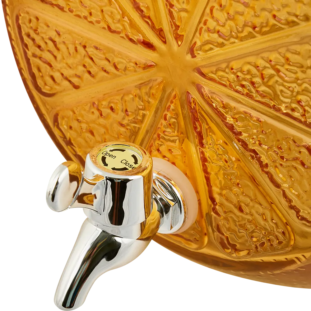 Santreyd Лимонадник Апельсин - стеклянная емкость для напитков с краном 86763375 STLM-1324362 - Вид №1